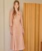 Julie And Kara 26Ss Calla140 Shebigins Atelier Tweed Dress Orange
