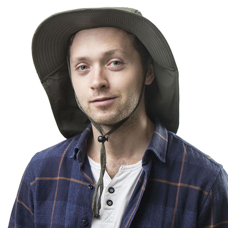 Outdoor-Sonnenhüte für Damen und Herren, Nackenschutz, Teufelshüte, wasserdichte Beschattung, mückensichere und UV-schützende Fischerhüte, Schals, Outdoor