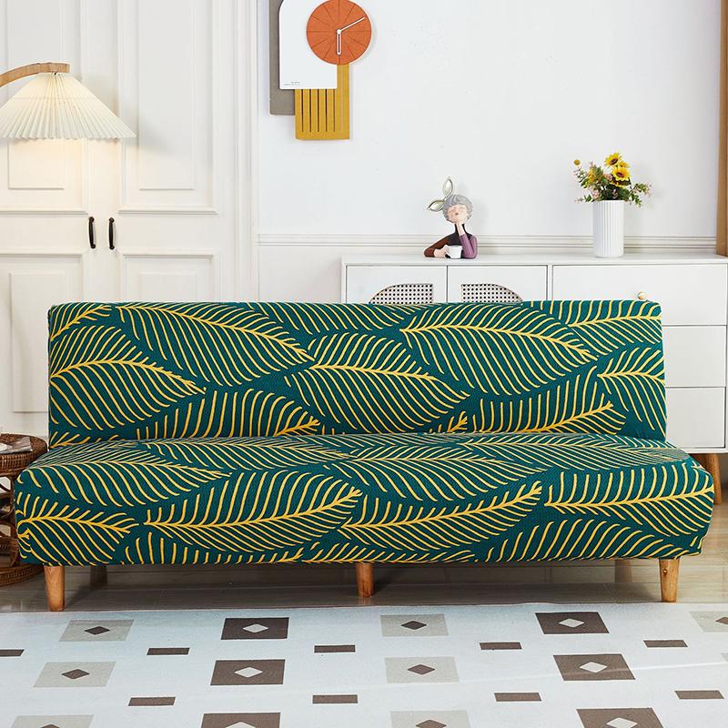Spandex Sofa Bed Cover Without Armrest Folding Sofa Cover Elastic Couch Cover Sofa Slipcovers for Living Room Modern Home Decor