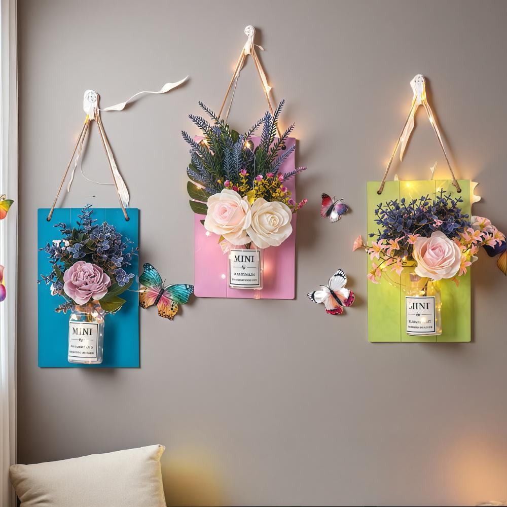 Children's Room Bedroom Wall Bouquet Decor Art Living Room Dining Room Wall Decoration Wedding Party Decorative Bouquet