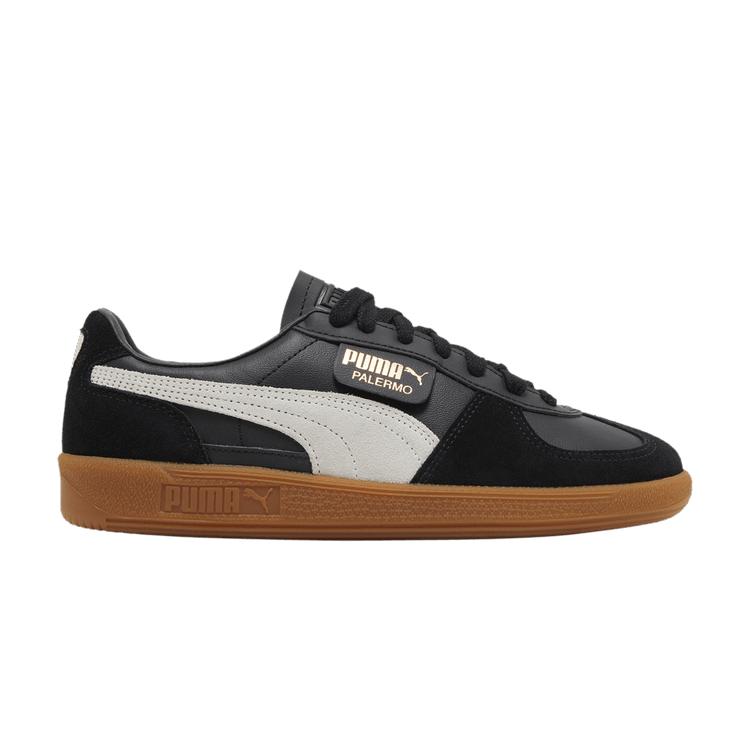 Puma Palermo Кожаные Черный Перо Серый Резина 35.5
