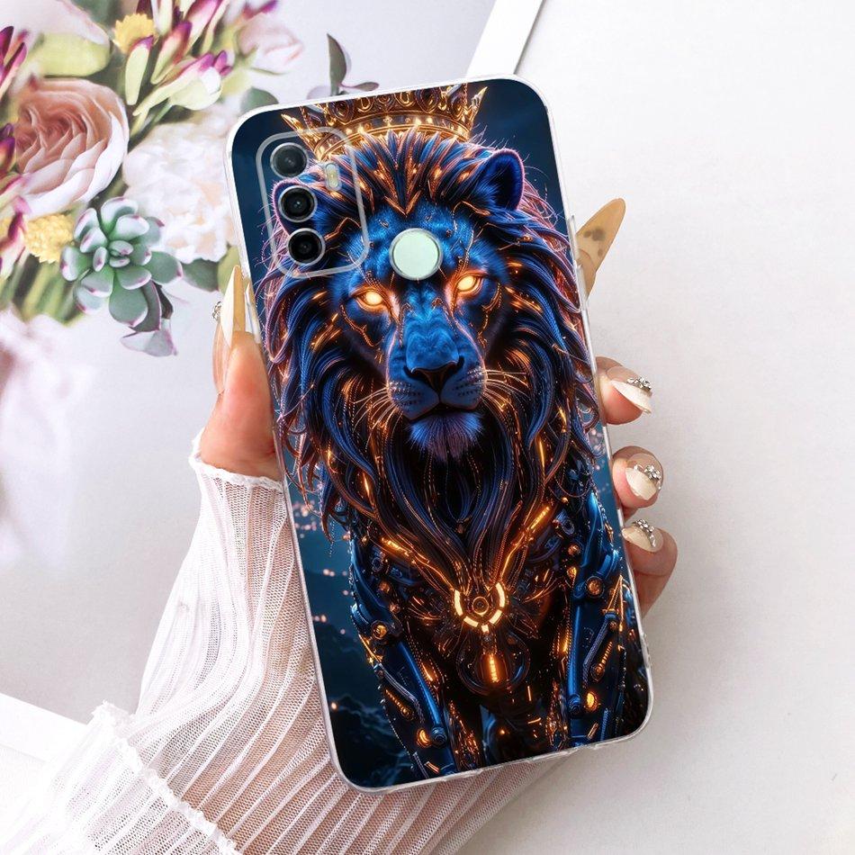 For OPPO A53 A32 A33 (2020) Cool Dragon Tiger Pattern Phone Case For Oppo A53 CPH2127 CPH2131 Soft Silicone TPU Cases