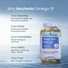 Neuherbs Deep Sea Omega 3 Fish Oil Capsules Triple Strength High EPA DHA Softgels for Muscle Joint and Brain Support 200 Capsules