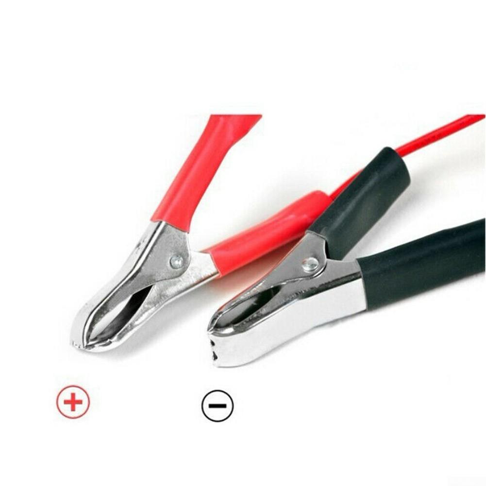 Portable 12V Car Socket Adapter with Battery Clamp Convert 12V Accessories