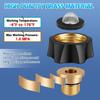 Inlet Adapters for Pressure Washer Pumps 3/8Inch NPT Male Thread And 3/4 Inch GHT Female Hose Fitting With Debris Filter