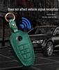 Cowhide Key Cover & Chain for Volkswagen Touareg (2013-2017)