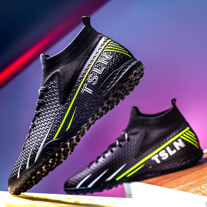 Kinderfußballschuhe Männlich Teenager Schüler Weiblich TF Gebrochene Stollen AG Stollen Wettkampf Trainings Sneaker