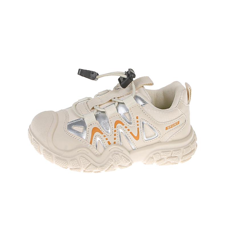 Kids Sneakers Pull Rope Soft Bottom Children Sports Shoes Toes Capped Anti-kicked 2025 New Fashion Boys Girls Casual Shoes Trend