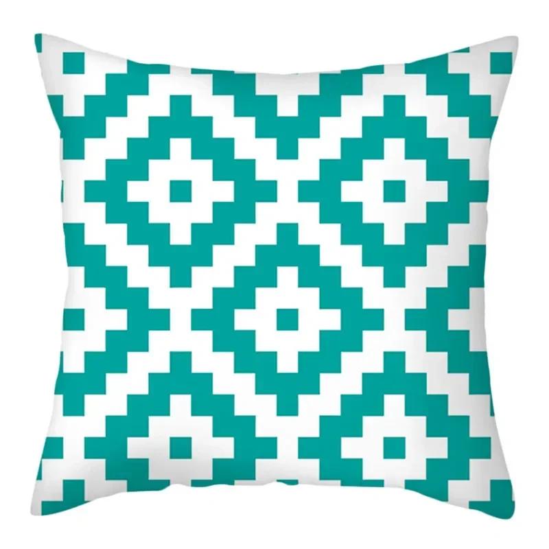 Colorful Geometric Cushion Cover Nordic Style Striped Pillow Covers Home Sofa Decorative Throw Pillows Cases 45x45cm
