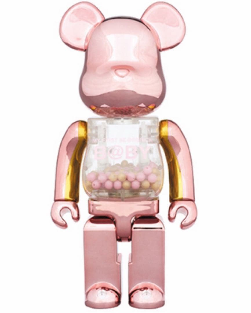 

[Б/У] MY FIRST BE@RBRICK B@BY РОЗОВЫЙ И ЗОЛОТОЙ Вер.