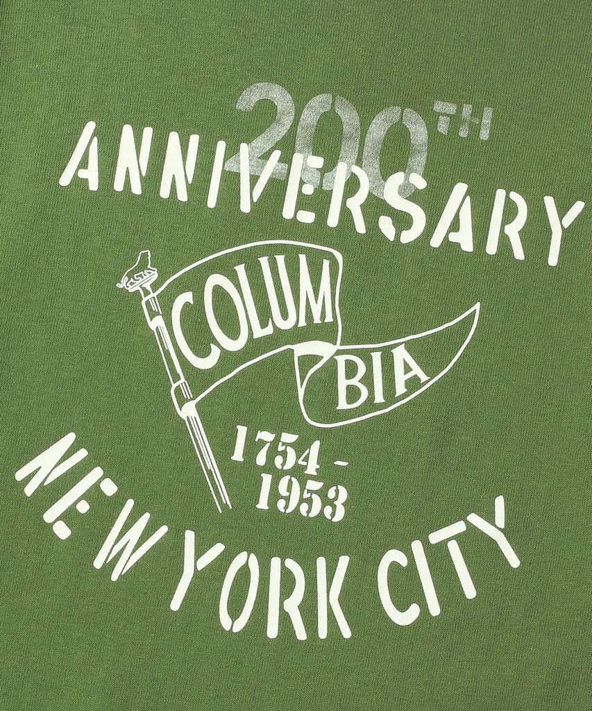 COLUMBIA UNIVERSITY 200Th Anniversary Limited Spring/Summer T-Shirts Olive