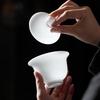 Tuopai 10-Piece Glossy Ice Snow White Ceramic Tea Set