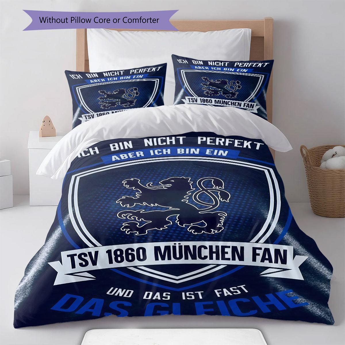 1860 Minhene logo Gultasveļas sega Komplekts