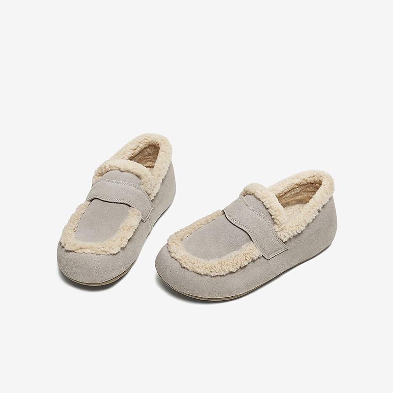 BESTUNE Women's Plush Lined Birkenstock Style Casual Flats