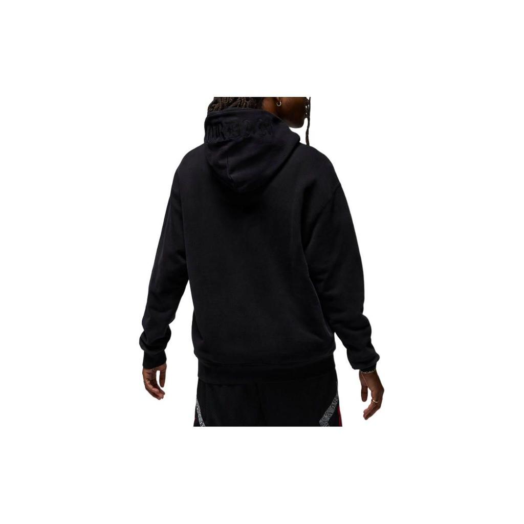 Air Jordan X Awake NY Fleece Hoodie Black/Sail/University Red Men Tops FQ5443-010