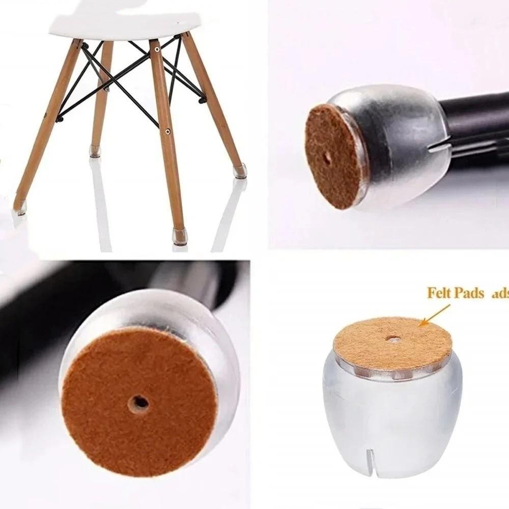 16pcs/bag Non-Falling Furniture Foot Covers Table Feet Protectors Furniture Feet Protection