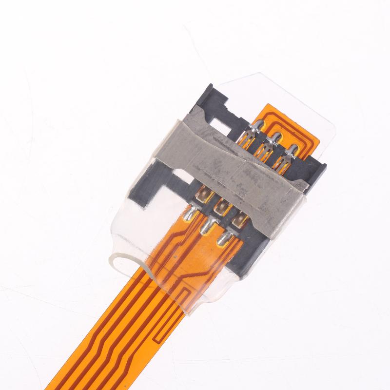 1Pcs Old Mobile Phone Activation Memory Card Forward Flat Cable Extender Positive Extension Cord Sim Signal Extend Cable