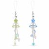 Transparent Phone Charm Star Flower Bead Phone Charm Pendant Mobile Phone Chain  Bag Accessories