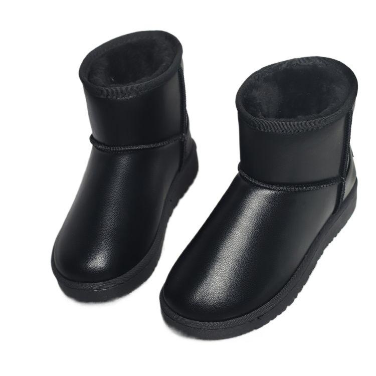 Impermeabili și antiderapanți 2025 cizme de zăpadă noi cizme scurte pentru femei plate versiune coreeană pantofi de bumbac îngroșați calduroși pantofi de damă pantofi de student