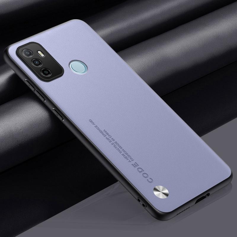 Luxury PU Leather Case For OPPO A53 A53S Back Cover Matte Silicone Full Protection Phone Case For OPPO A32 A33 4G 2020 A53 S