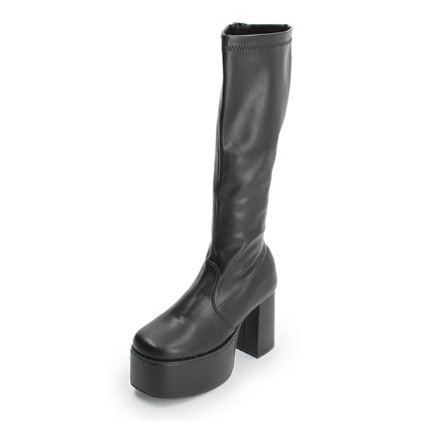 [Yosuke] Thick-soled stretch short boots