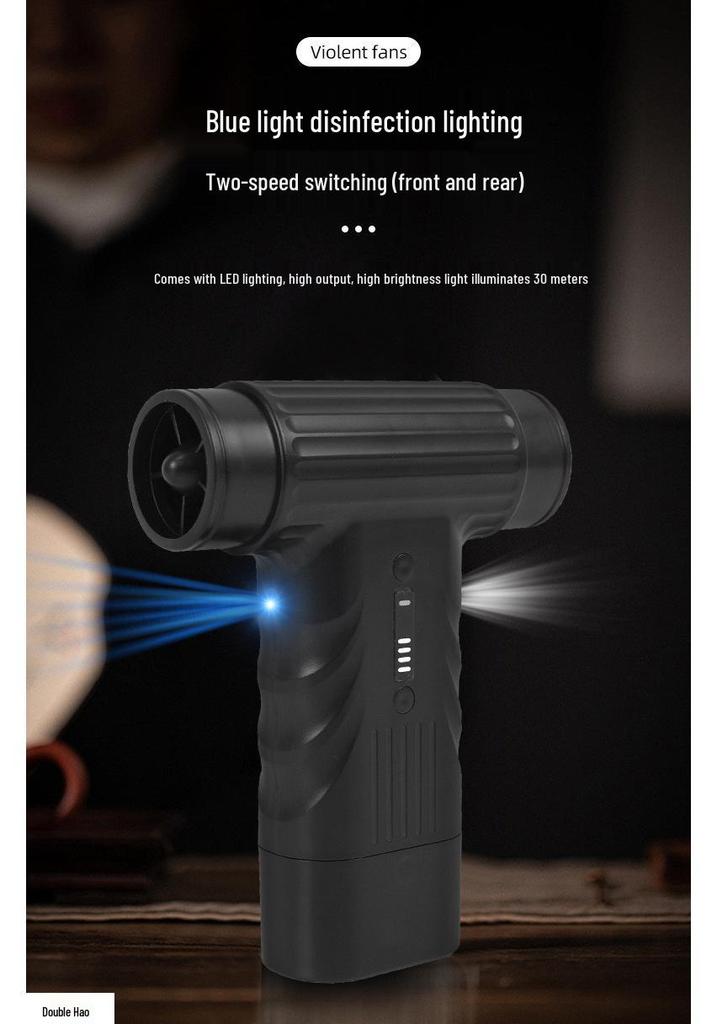 High-Power Car-Mounted Turbo Fan Snow Blower & High-Speed Water Gun Car Wash Duster 20