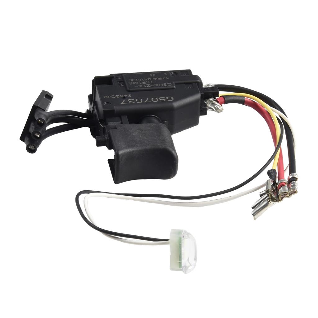 Hot High Quality Practical Switch Trigge Ddf482 Dhp482 Household Instrument Parts 632F27-4 Accessories Cordless