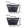 Large Capacity Mesh Inner Bag Breathable Mesh Multifunctional Shoulder Bag Organizer Waterproof Transparent