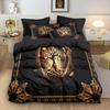 High-quality Printing Duvet Cover Set,Retro Print Bedding Set with Pillowcases 75*50cm for Adult Kids,Gifts for family members