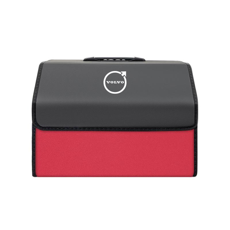 Car Interiors Leather Storage Box Toolcase Multiuse Organizer Bag For Volvo Rdesign V60 V40 XC90 S60 C30 XC60 V50 V70 XC40 S80