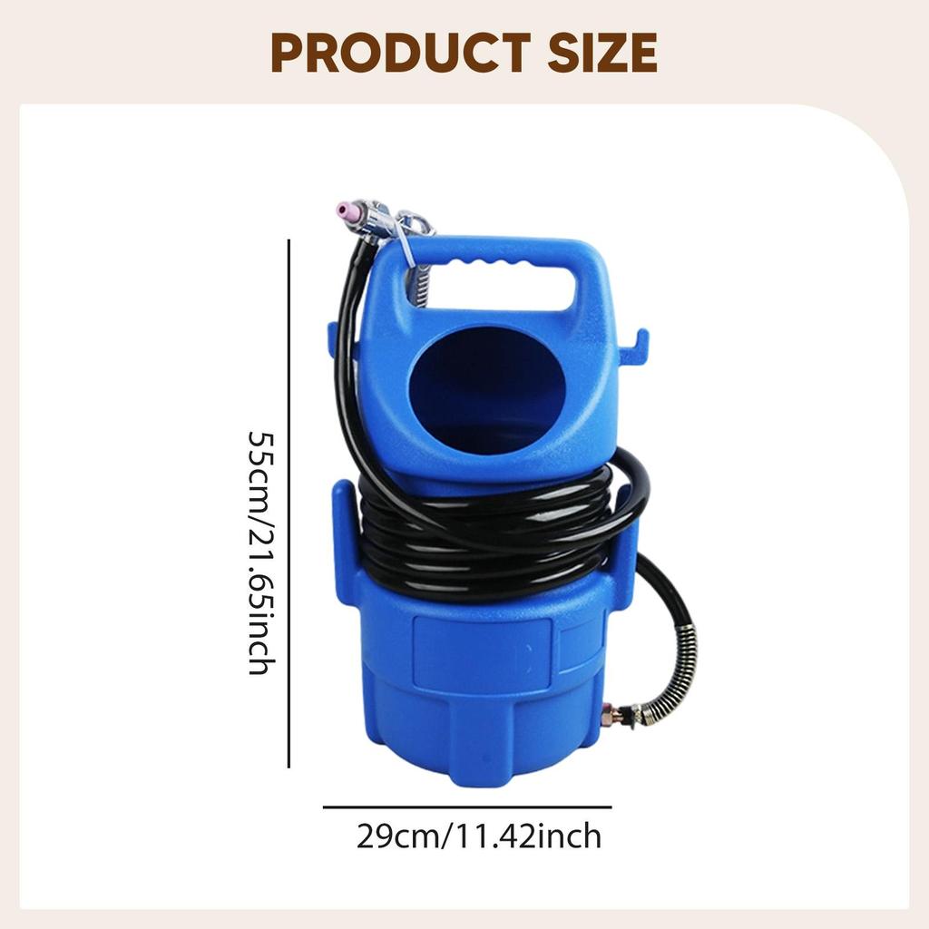 Portable Sand Blasting Kit Professional High Performance Sandblasting 4.5M Hose Versatile Abrasive Blaster Abrasive Blasting Kit