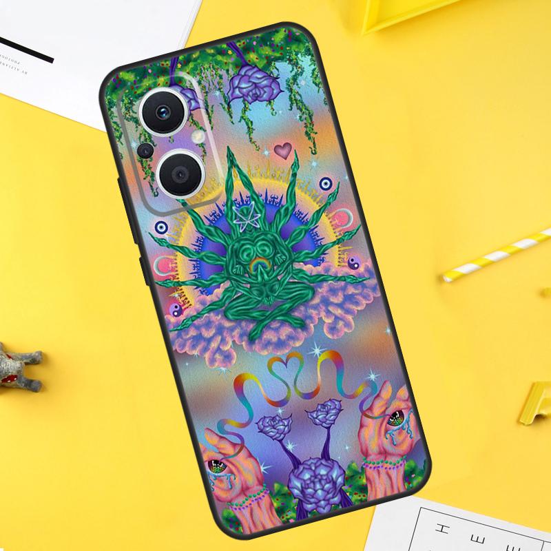 Spiritual Trippy Psychodelic For OPPO Reno 13 14 12 11 10 Pro 14F 13F 12F 11F 7 8 Lite 8T OPPO Find X5 X6 X8 X9 Pro Case