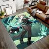 1pc Genshin Impact Lyney Lynette Design Printed Area Rug Carpet for Bedroom Living Room Home Decor Rugs Mat Non Slip Mat Rug for Bedside