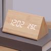 Led Student Alarm Clock Simple Wall Clock Temperature Display Table Clock Desktop Home Decor Garden