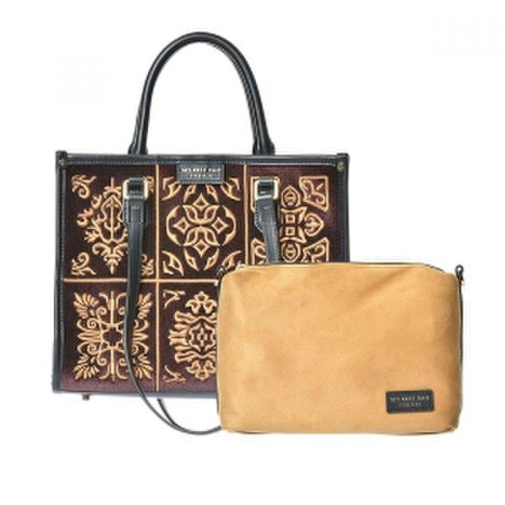 Riccio Anna Sametová vyšívaná taška Moje nejlepší taška  hs53Myb203