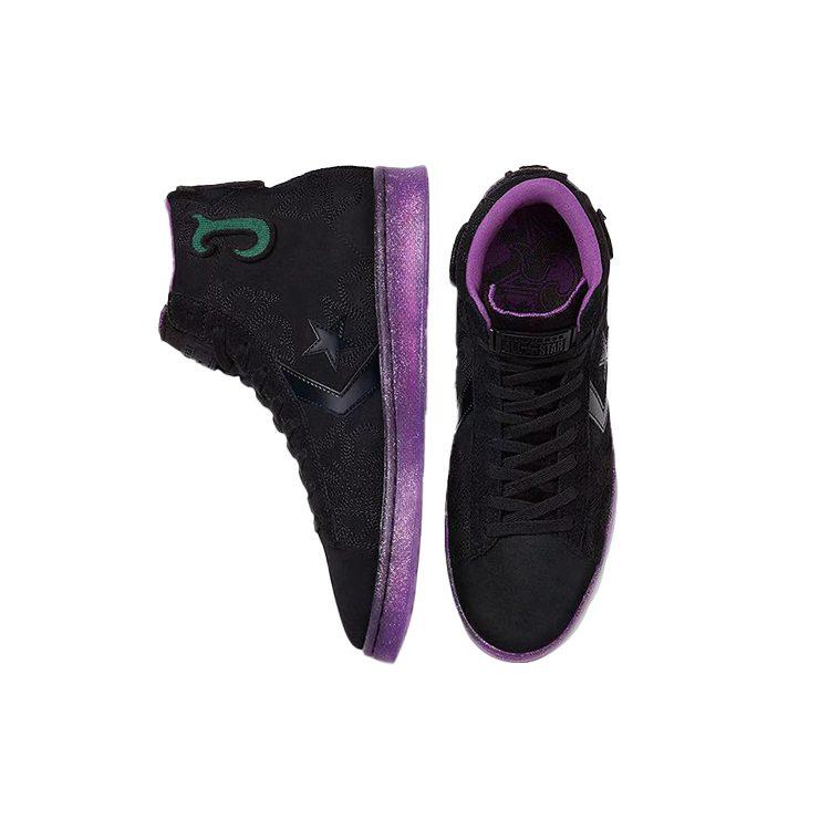 Pro Leather Joe Freshgoods x Pro Leather Converse High 'Černá Fialová' 170645C