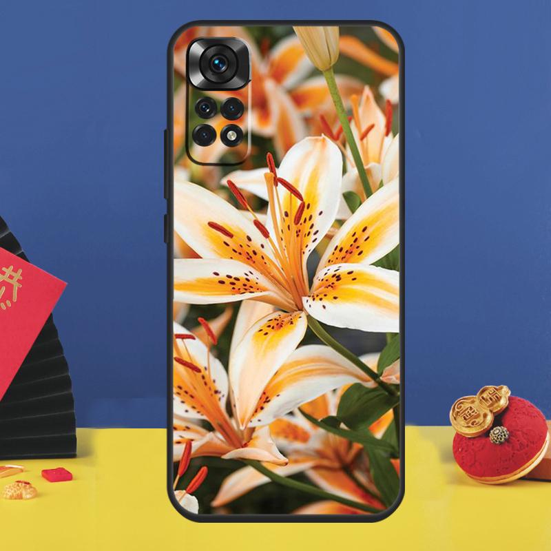 Colorful Flower Lily Phone Case For Xiaomi Redmi Note 15 Pro Plus 13 12 11 9 10 14 Pro 10C 12C 13C 14C 15C Cover