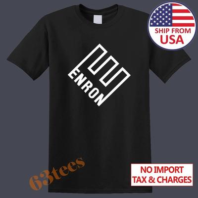 Enron Energy Corporation Men's T-Shirt Women's Tee Top Unisex Black Size S To 5XL