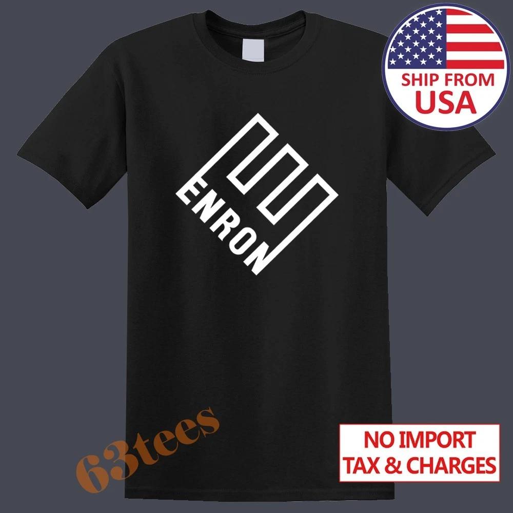 Enron Energy Corporation Men s T-Shirt Women s Tee Top Unisex Black Size S to 5XL 4XL