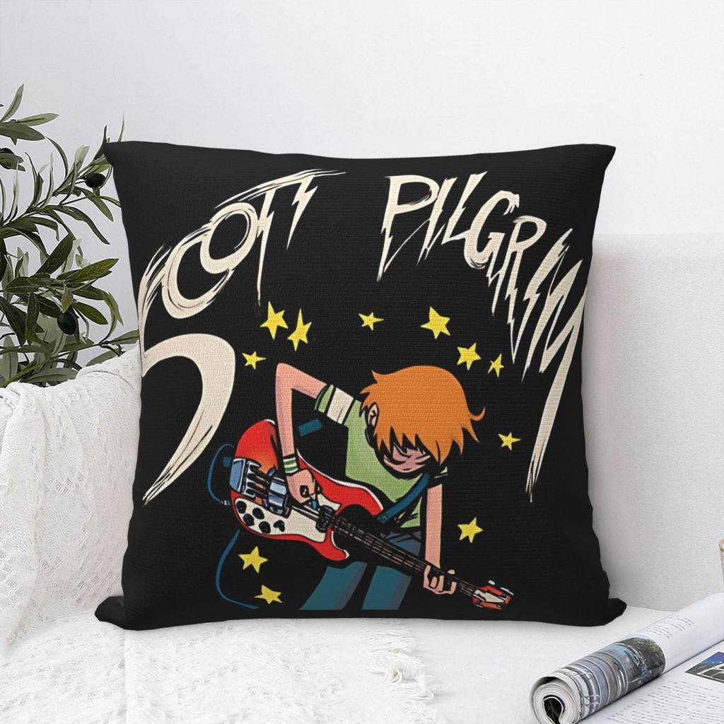 Soft and Sweet Bedroom Scott Pilgrim Vs. The World: The GameDecoration Pillowcase Accessories Pillow Cover Square Multi Size