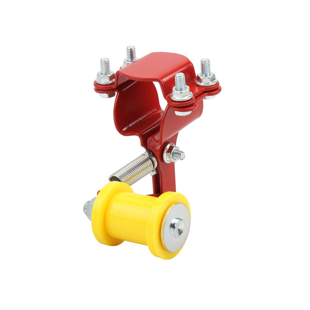 Motorcycle Chain Adjuster with Guide Wheels Bolt Auto Adjuster on Roller for 50cc-500cc ATV Electric Bike Scooters Accessories