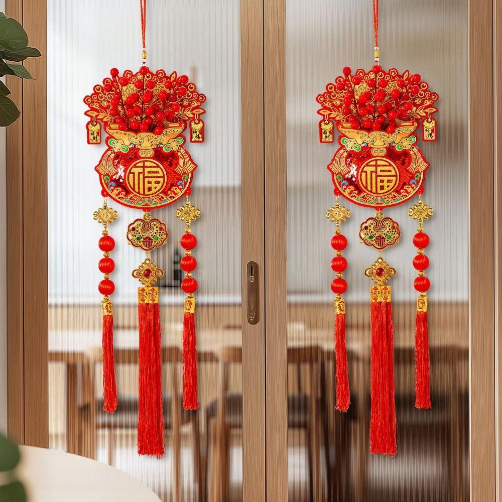 with Tassel Spring Festival Pendants Lucky Bag Shape Festive Hanging Ornaments Room