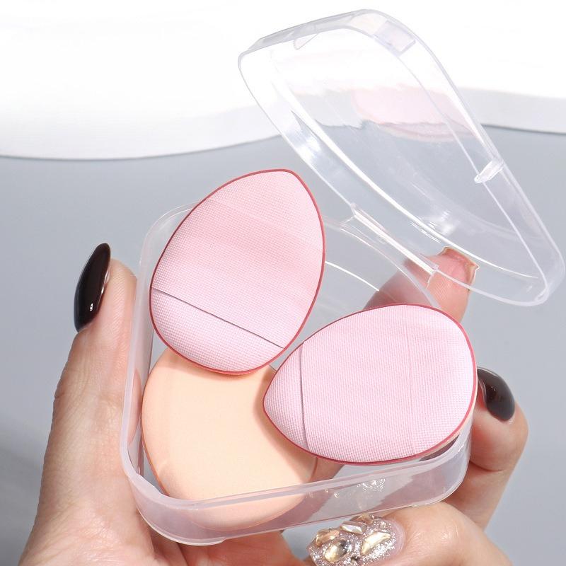 3/6Pcs Mini Finger Puff Air Cushion Powder Sponge for Foundation Concealer BB Cream Makeup Tools Wholesale Set