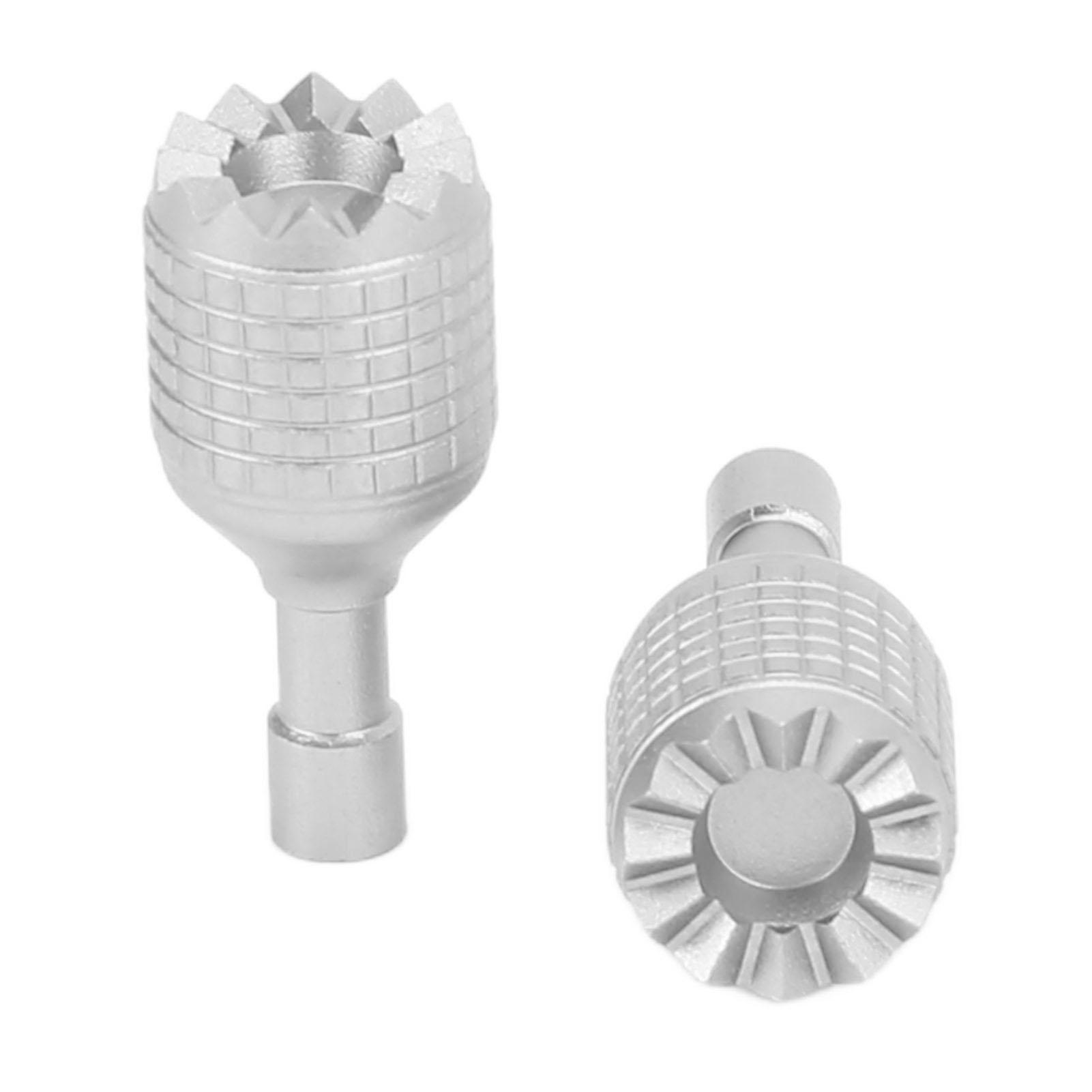 

2Pcs Drone Remote Controller Sticks Aluminum Alloy Silver CNV Machining UAV Joystick for Mini 3 Pro RC with Screen