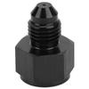 Universal Restrictor Fitting 4AN Female to Male Mild Carbon Steel Adapter for Turbo Black Automotive Fuel System Fitting Standard
