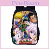 Hunterhunter 16in Nylon School Backpack With Dual Compartment For Students And Commuters