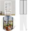 100x210CM Magnetic Screen Door Curtain Automatic Closing Anti-Mosquito Net Fly Insect Screen Mesh for Kitchen Indoor Living Room