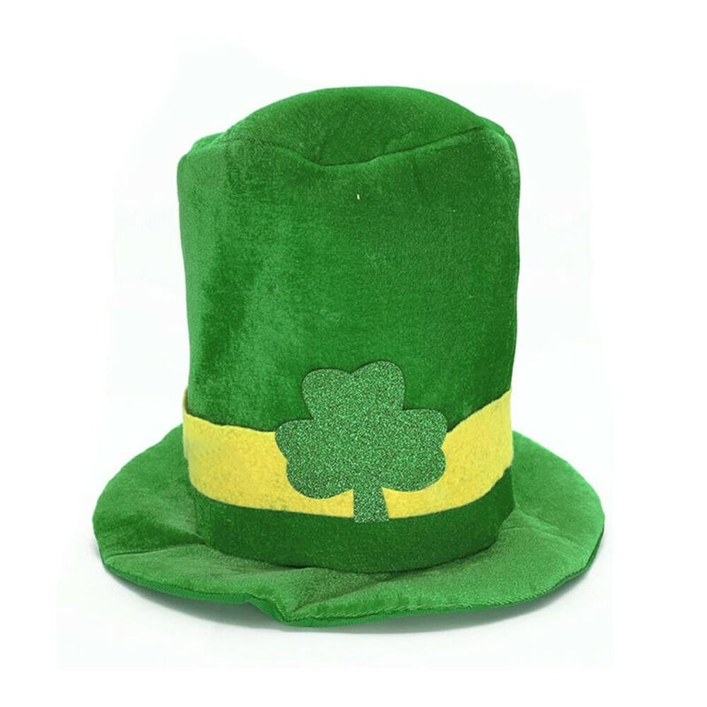 St. Patrick’s Day Accessoire Set – Kleeblatt Brille & Stirnband, Grün, Für Irish Party