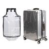 Transparent PVC Luggage Cover Dustproof Protective Case for Travel Suitcase with Adjustable Straps and Waterproof Material Large Size