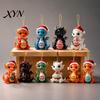 Creative Holiday Gifts for Kids 2026 Dragon Advent Calendar, 24 Days Funny Baby Figures Christmas Countdown Acrylic Hanging Decorations 2D Cartoon
